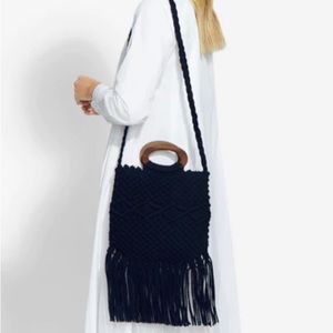 🌺 FREE with any full price purchase. Danielle Nicole Macrame Bag Black